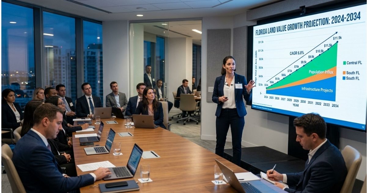 O Que os Dados Dizem Sobre o Futuro do Mercado de Terrenos na Flórida Até 2030