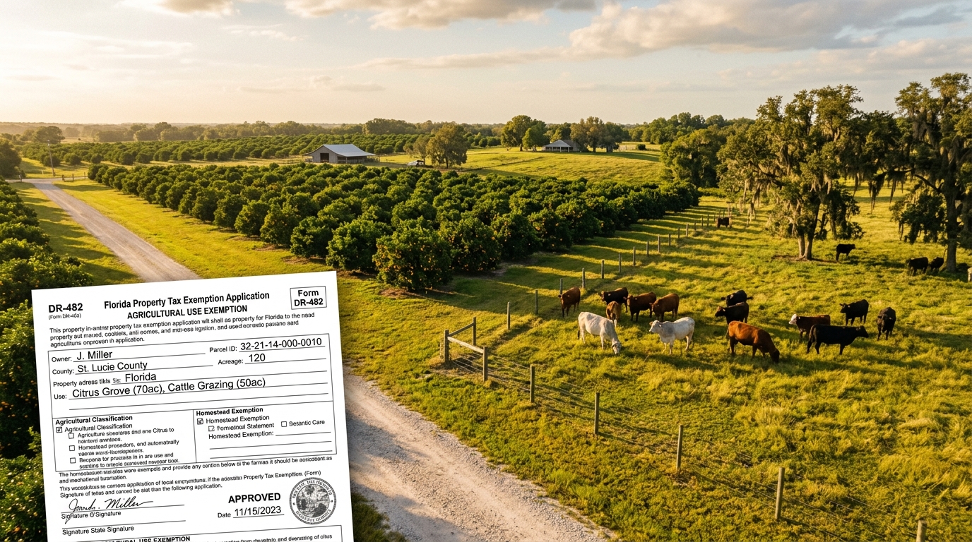 Agricultural Land in Florida: How the Greenbelt Exemption Lowers Your Taxes